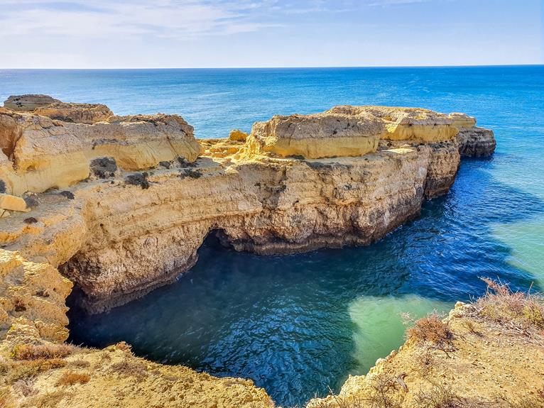 algarve s enigmatic cliff formations