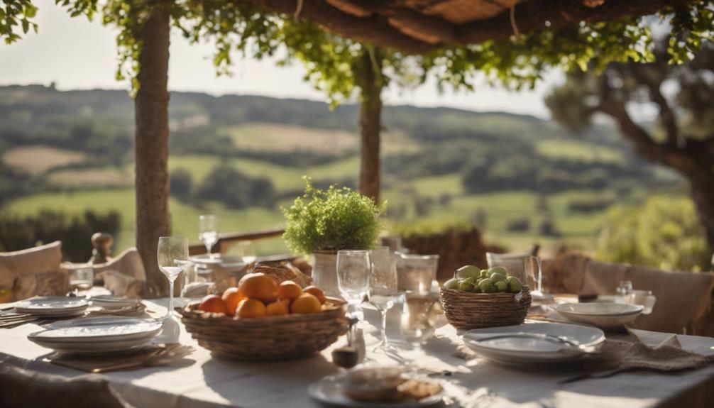 gourmet dining under stars